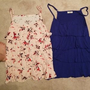 Ruffled Nursing Tanks